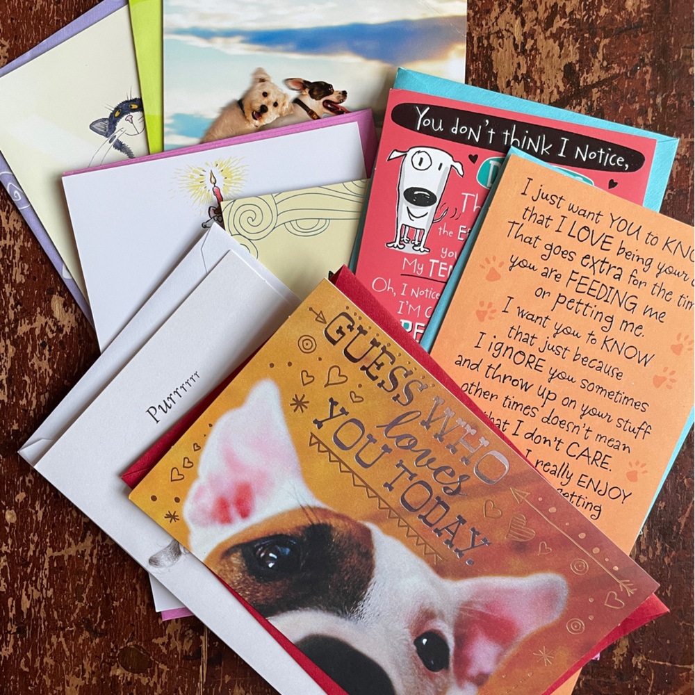Pet lovers’ card lot